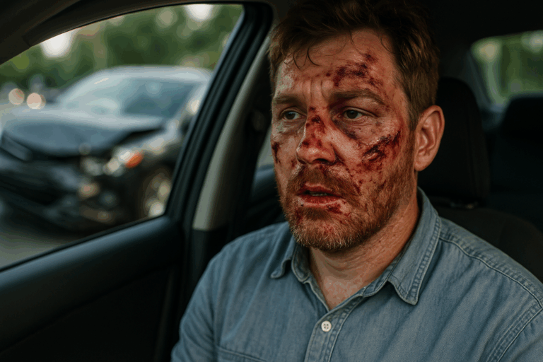 car accident face injuries